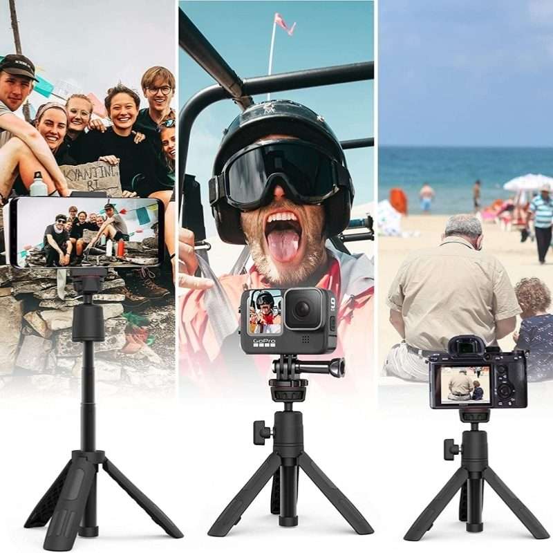JMARY MT19 Desktop Stand Portable Mini Selfie Stick Camera Mobile Phone Holder Tripod