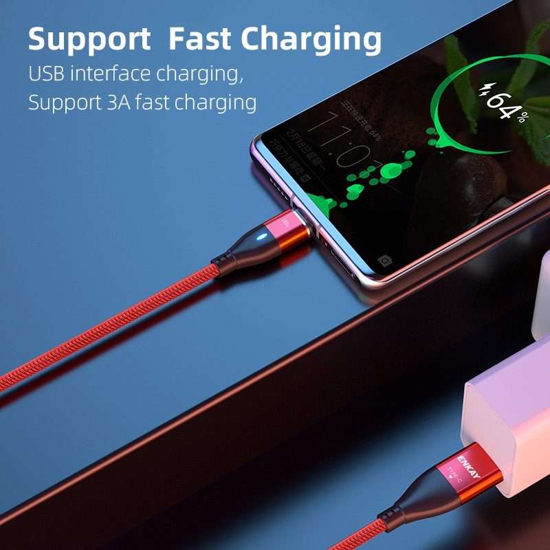ENKAY 6-in-1 PD100W USB-A / Type-C to Type-C / 8 Pin / Micro USB Magnetic Fast Chargin ... (Black)