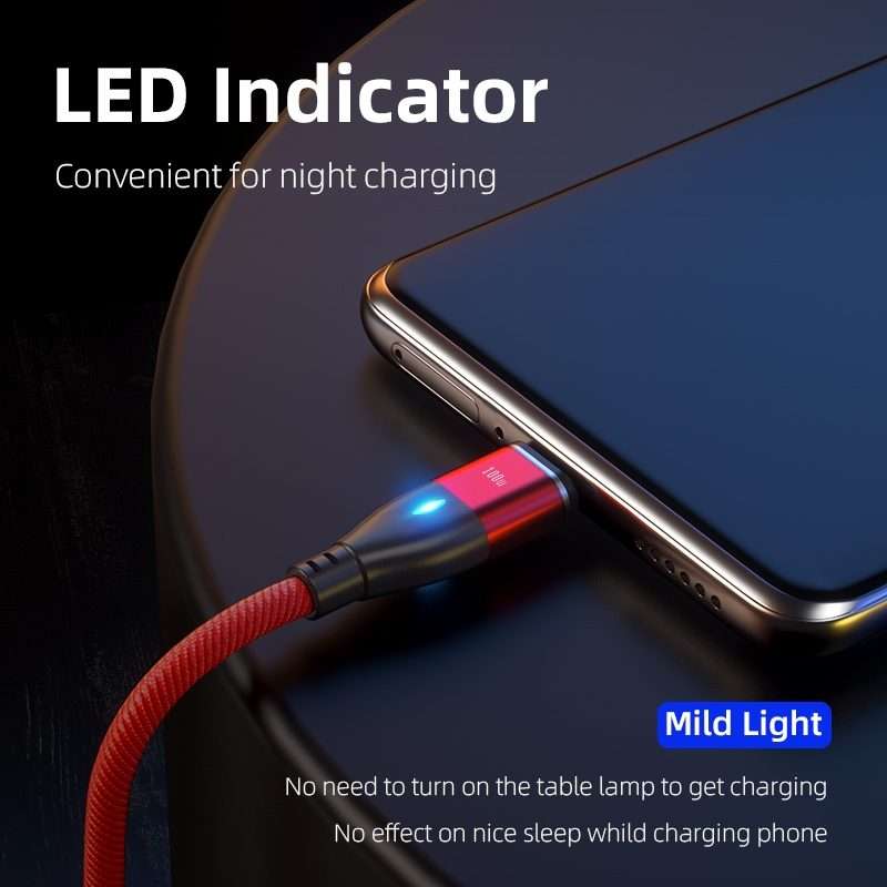 ENKAY 6-in-1 PD100W USB-A / Type-C to Type-C / 8 Pin / Micro USB Magnetic Fast Charging ... (Red)