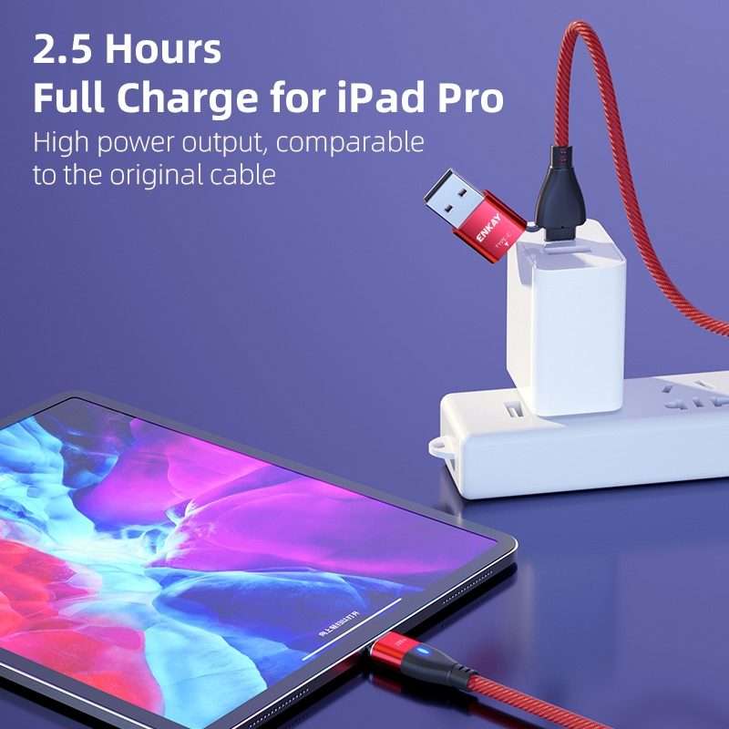 ENKAY 6-in-1 PD100W USB-A / Type-C to Type-C / 8 Pin / Micro USB Magnetic Fast Chargi ... (Purple)