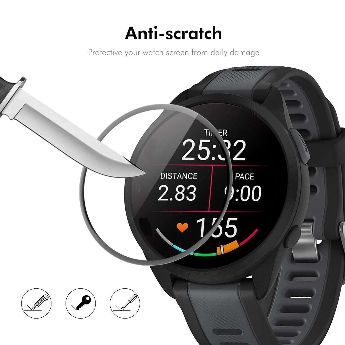 For Huawei Watch GT 5 Pro 46mm 2pcs ENKAY 3D Full Coverage Soft PC Edge PMMA HD Screen Film