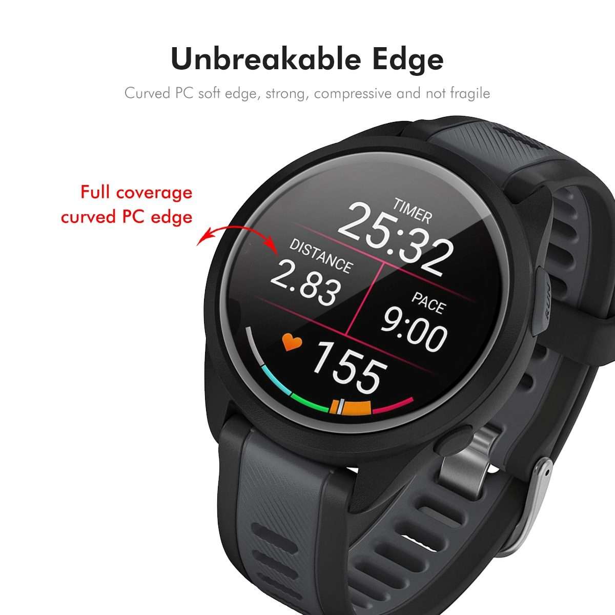 For Huawei Watch GT 5 Pro 46mm 5pcs ENKAY 3D Full Coverage Soft PC Edge PMMA HD Screen Film