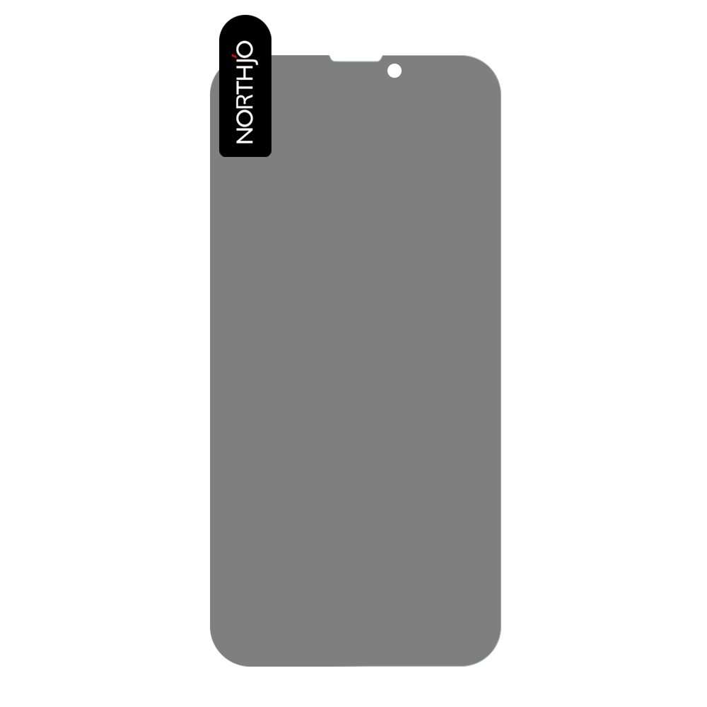 For iPhone 14 Plus / 13 Pro Max NORTHJO A++ 0.3mm 28 Degree Privacy Screen Tempered Glass Film