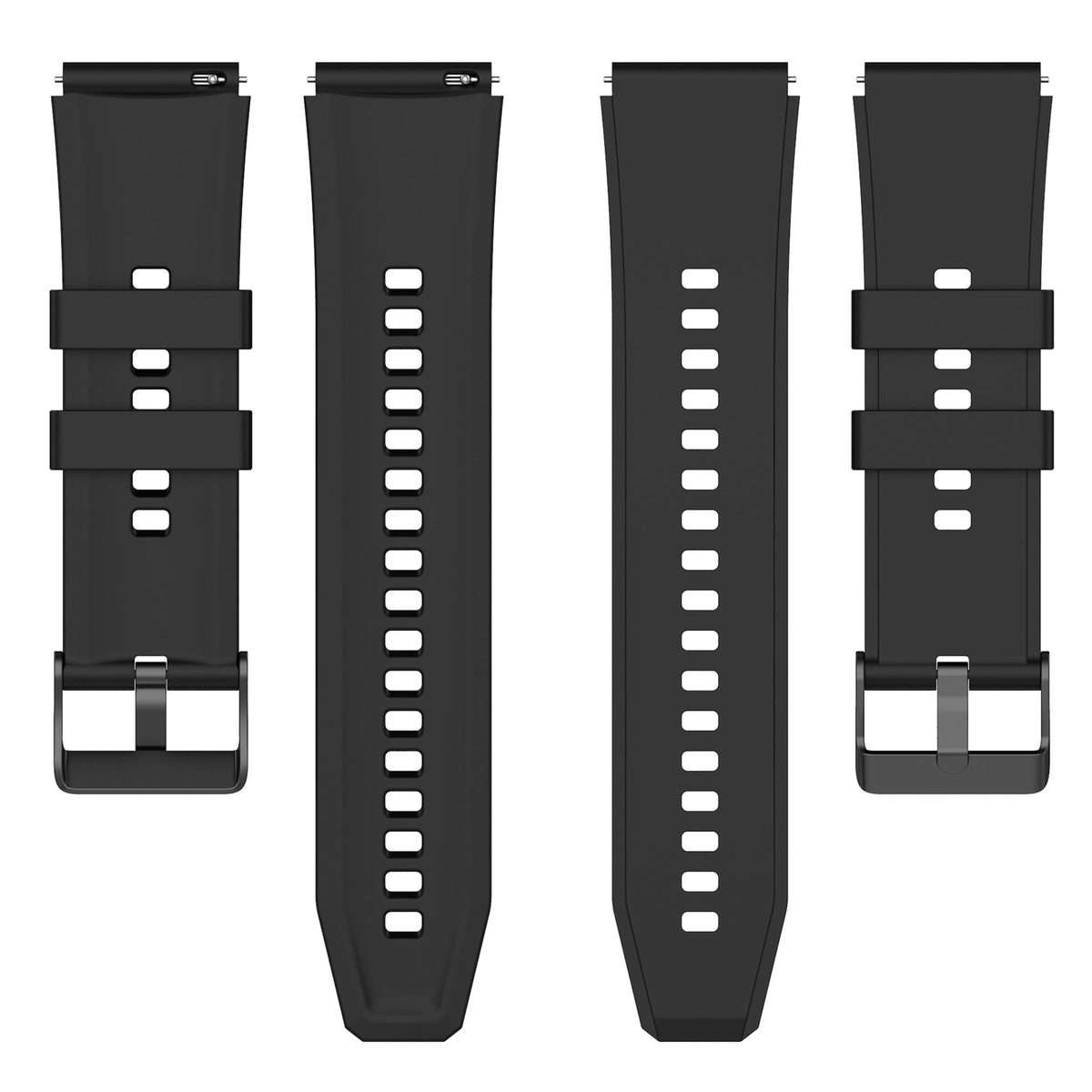For OPPO Watch 4 Pro 22mm Solid Color Silicone Watch Band(Orange)