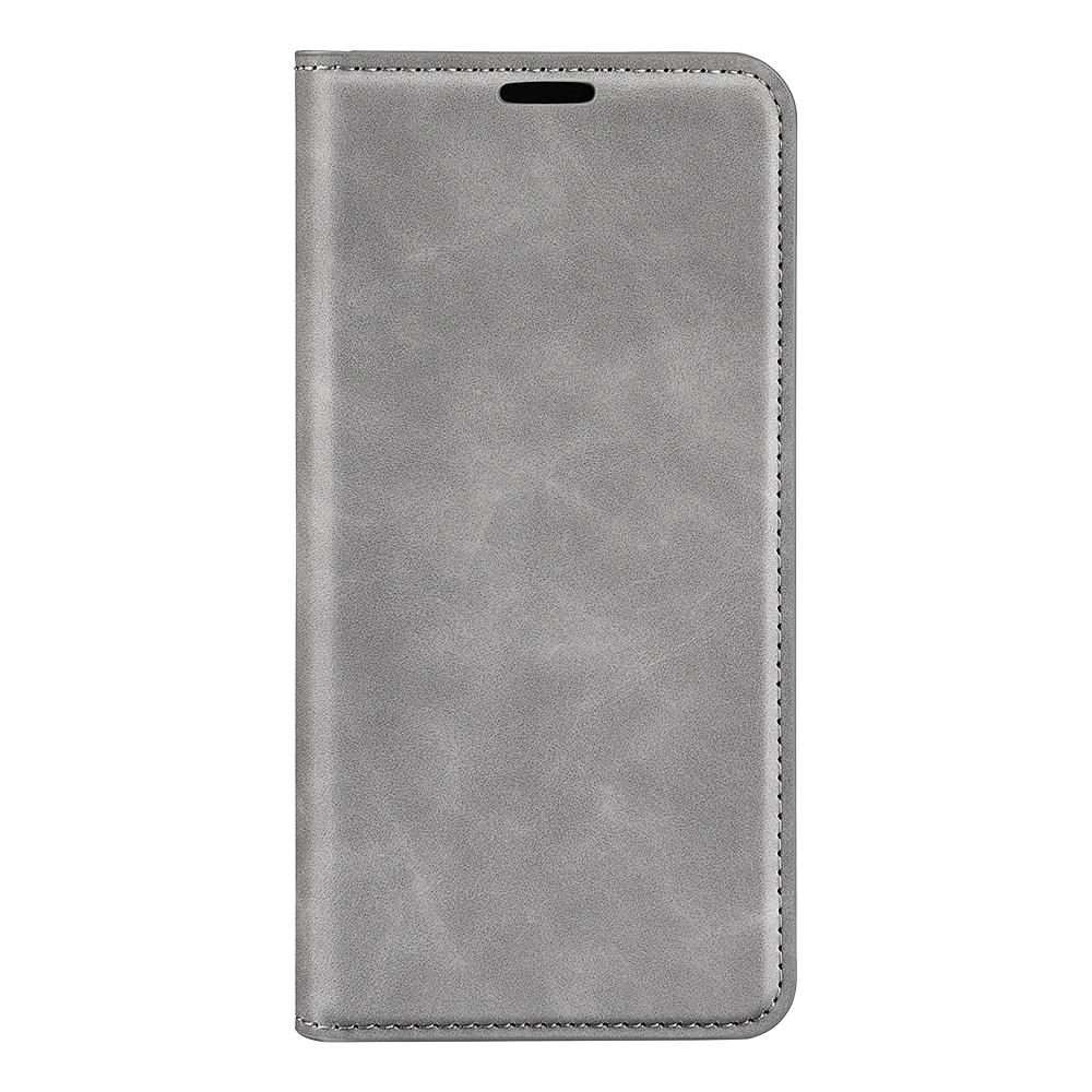 For Xiaomi 14 Pro Retro-skin Magnetic Suction Leather Phone Case(Grey)