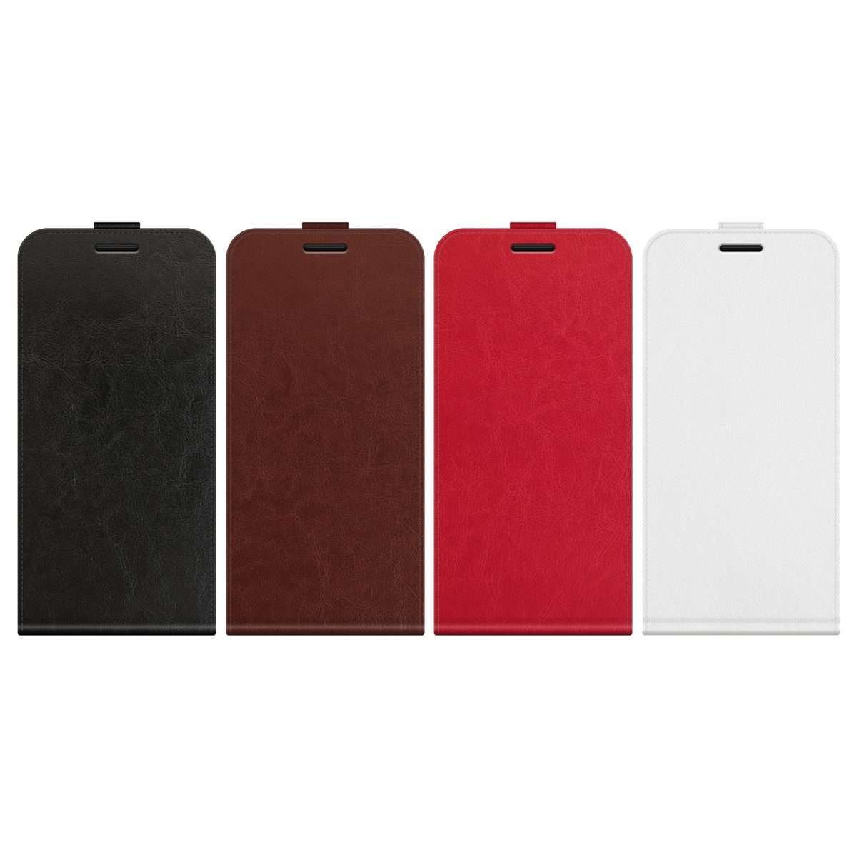 For Xiaomi 14 Pro R64 Texture Single Vertical Flip Leather Phone Case(Brown)