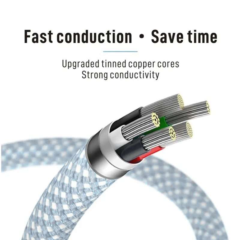 XJ-98 2pcs 1m 35W USB-C / Type-C to Type-C Fast Charging Data Cable
