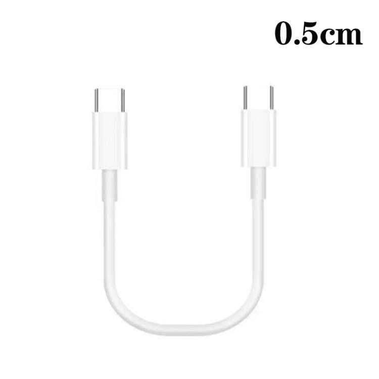 XJ-97 60W 3A USB-C / Type-C to Type-C Fast Charging Data Cable, Cable Length:0.5m