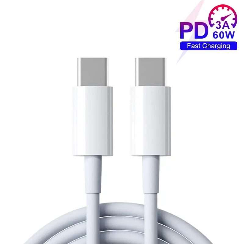 XJ-97 60W 3A USB-C / Type-C to Type-C Fast Charging Data Cable, Cable Length:2m