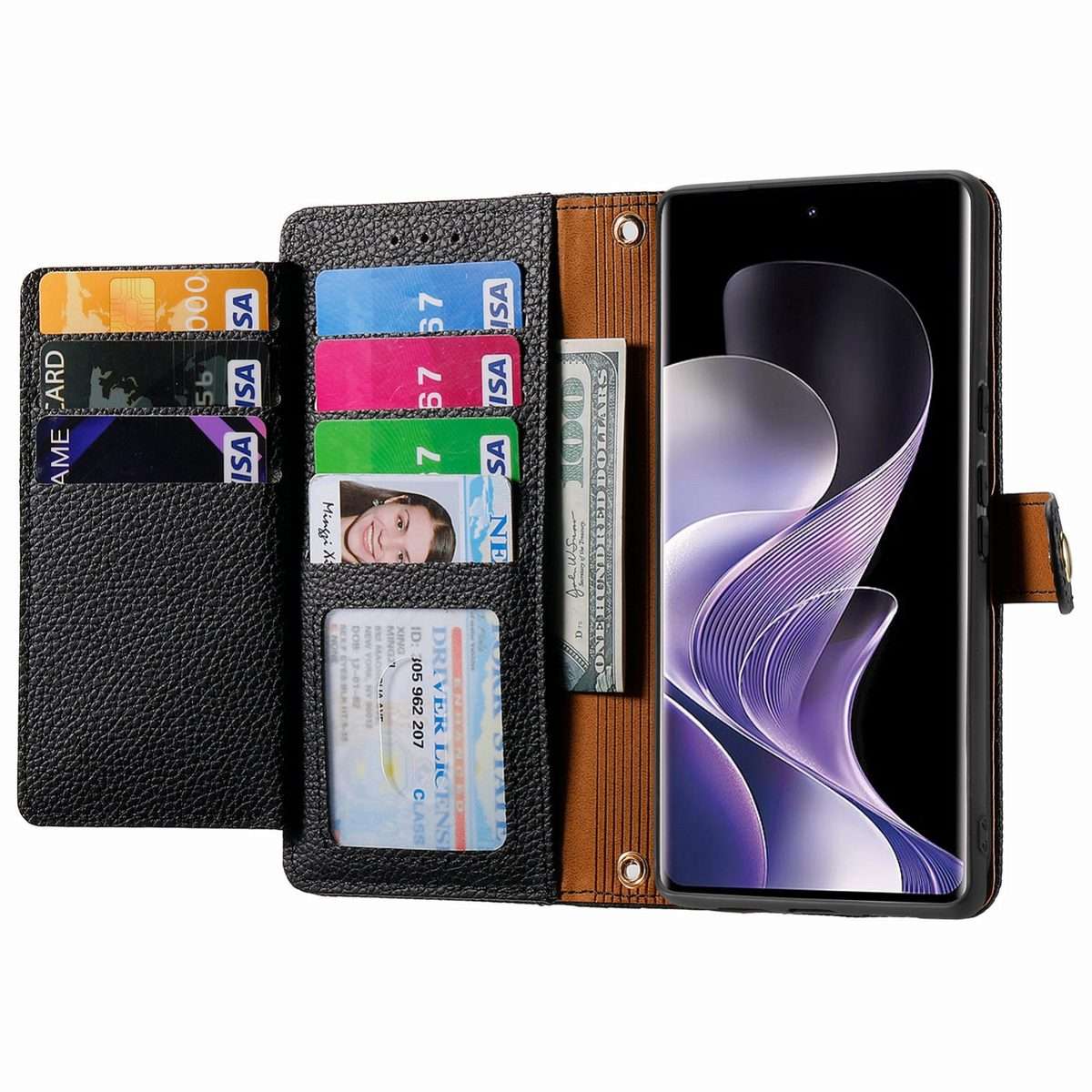 For Xiaomi Redmi Note 14 Pro 5G Love Zipper Lanyard Leather Phone Case(Black)