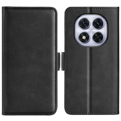 For Xiaomi Redmi Note 14 Pro 5G Dual-side Magnetic Buckle Horizontal Flip Leather Phon ... (Black)