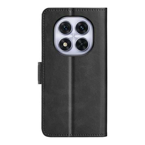 For Xiaomi Redmi Note 14 Pro 5G Dual-side Magnetic Buckle Horizontal Flip Leather Phon ... (Black)