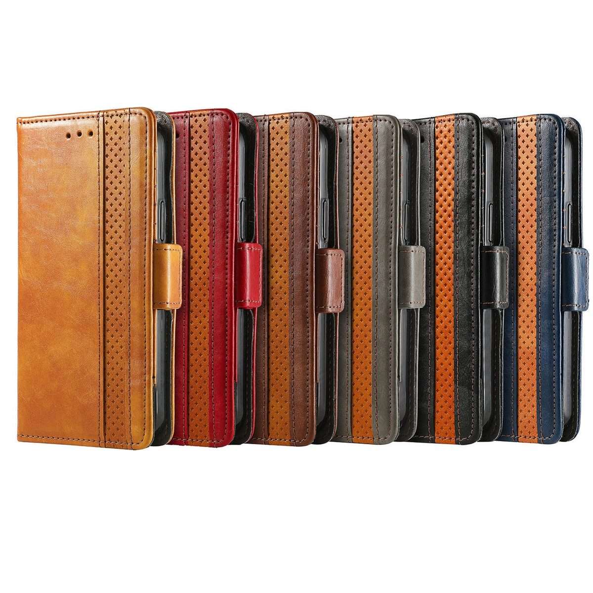 For Xiaomi 14 Pro CaseNeo Splicing Dual Magnetic Buckle Leather Phone Case(Grey)