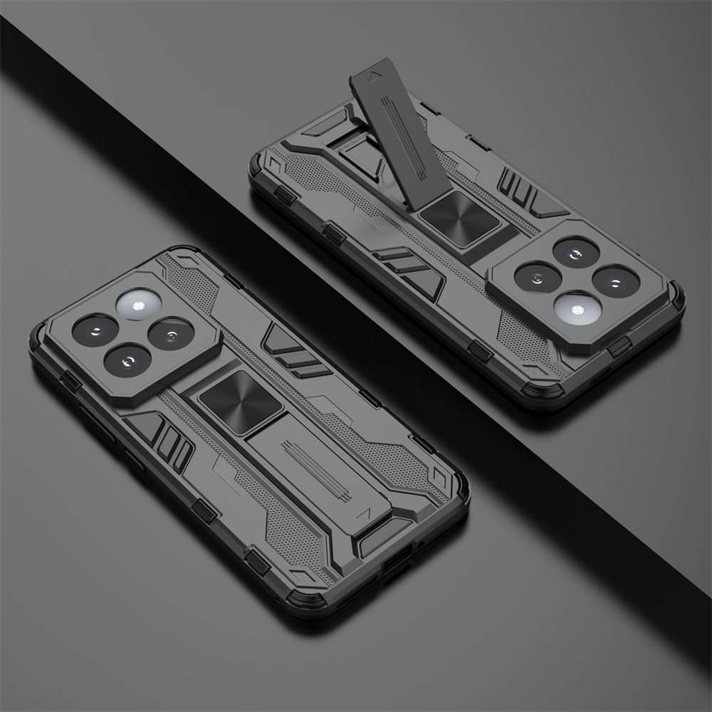 For Xiaomi 14 Pro Supersonic Armor PC Hybrid TPU Phone Case(Black)