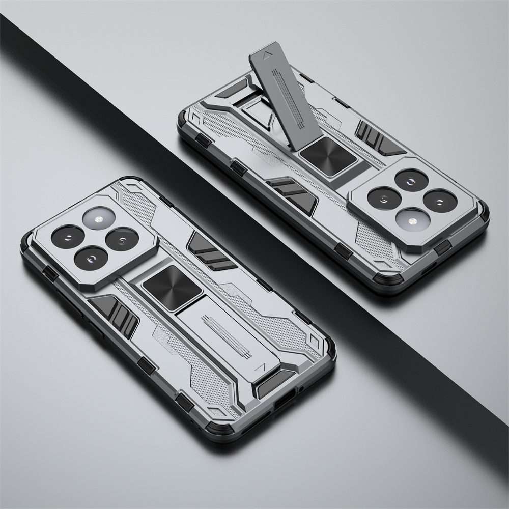 For Xiaomi 14 Pro Supersonic Armor PC Hybrid TPU Phone Case(Grey)