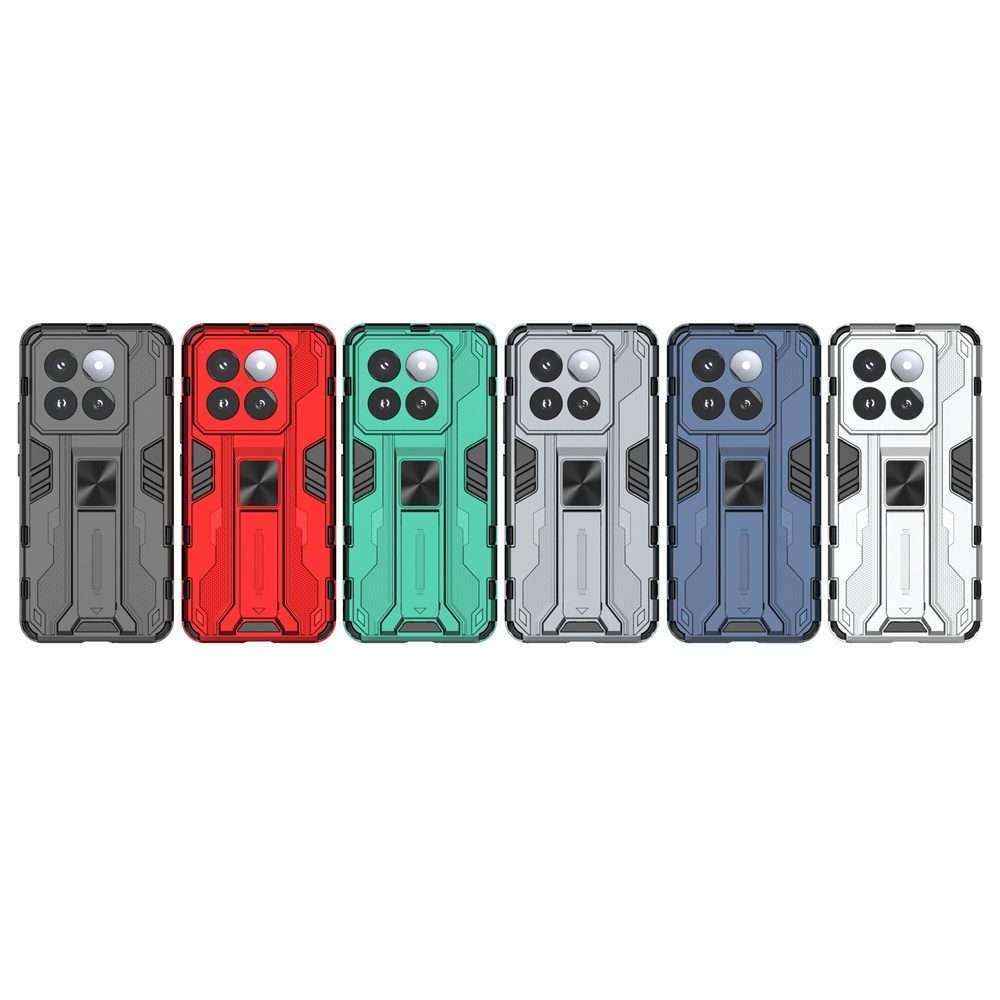 For Xiaomi 14 Pro Supersonic Armor PC Hybrid TPU Phone Case(Grey)