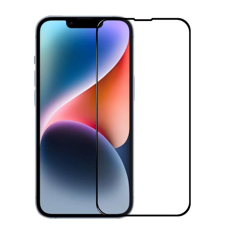 For iPhone 14 / 13 Pro / 13 NORTHJO A++ Screen Protector Full Glue Silk Printing Tempered Glass Fi