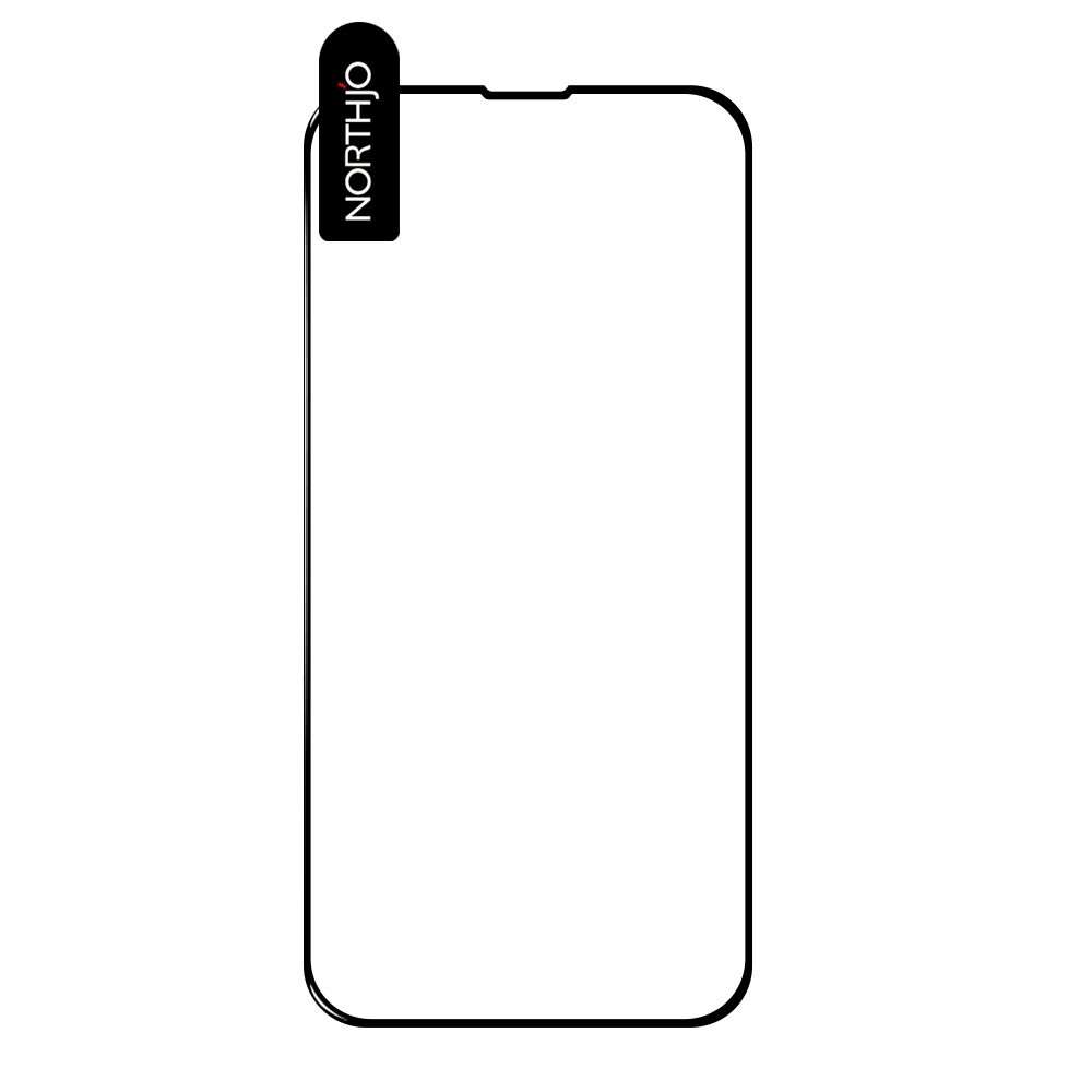 For iPhone 14 / 13 Pro / 13 NORTHJO A++ Screen Protector Full Glue Silk Printing Tempered Glass Fi