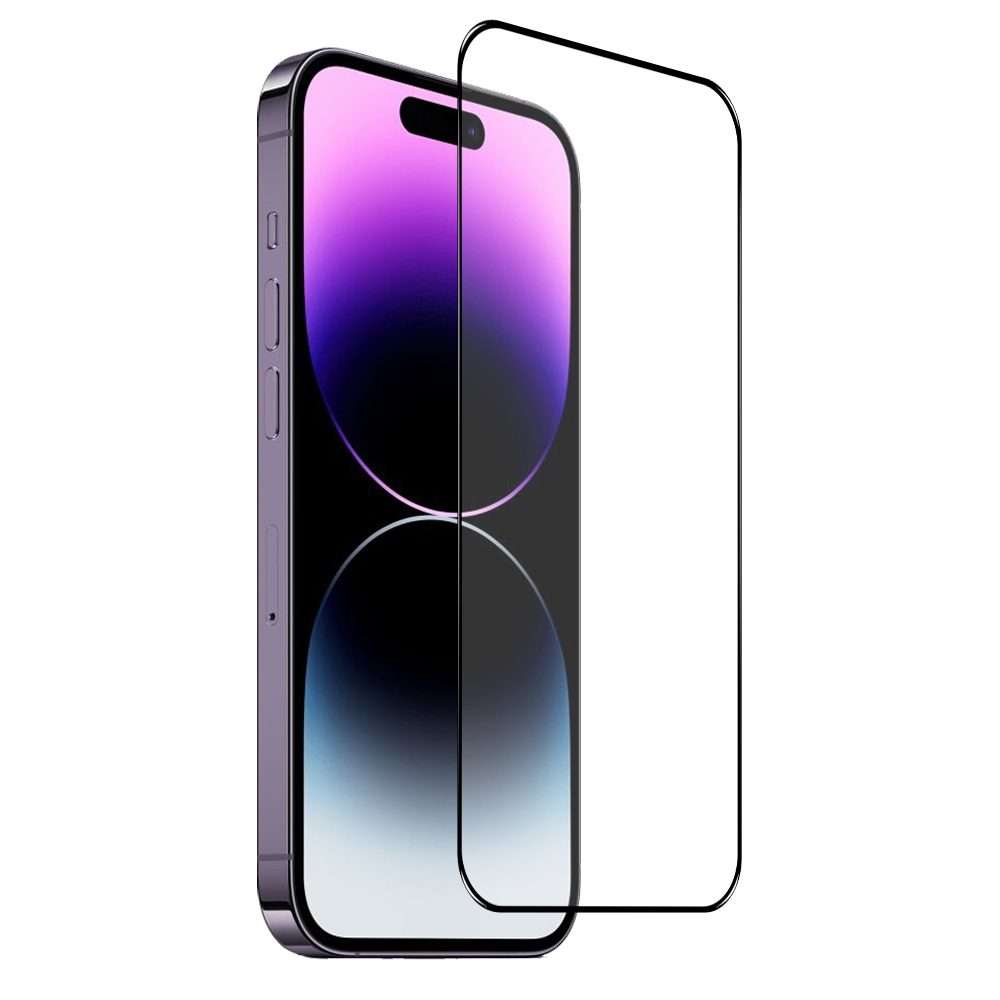 For iPhone 14 Pro NORTHJO A++ Screen Protector Full Glue Silk Printing Tempered Glass Film
