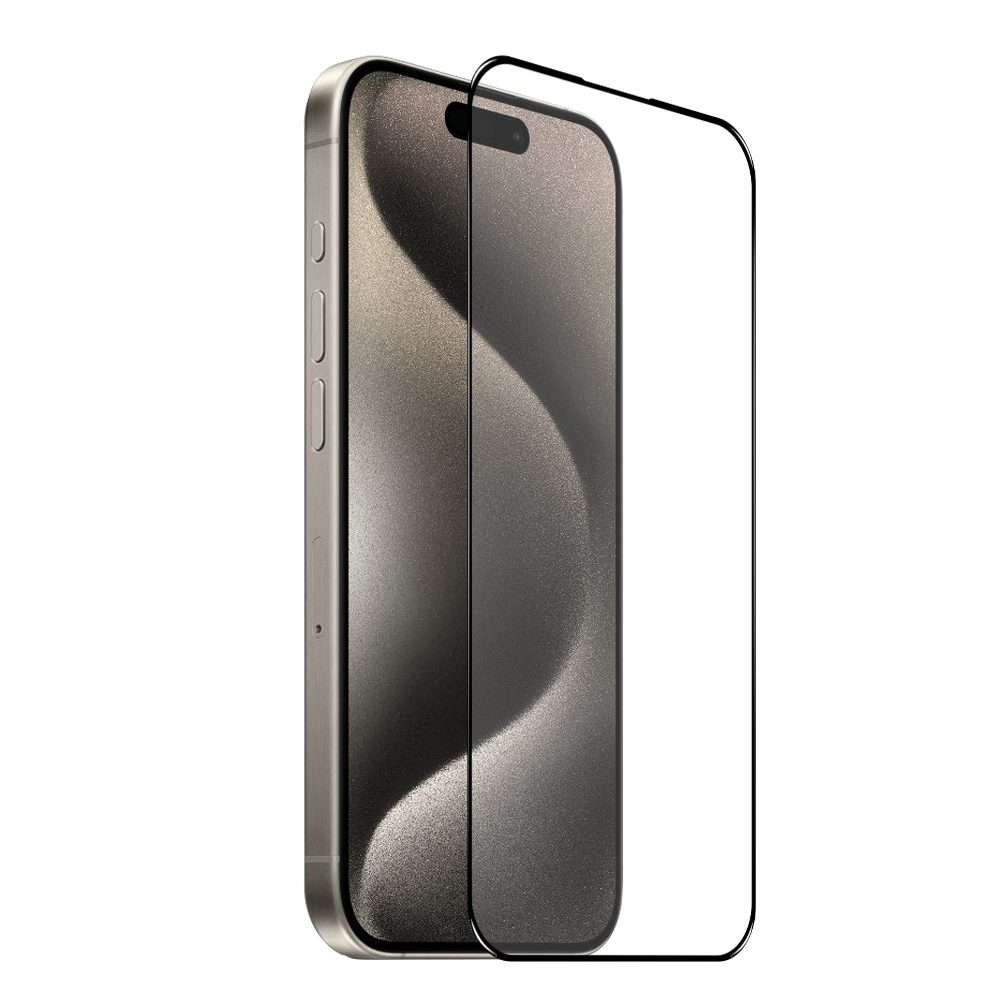 For iPhone 15 Pro Max NORTHJO A++ Screen Protector Full Glue Silk Printing Tempered Glass Film