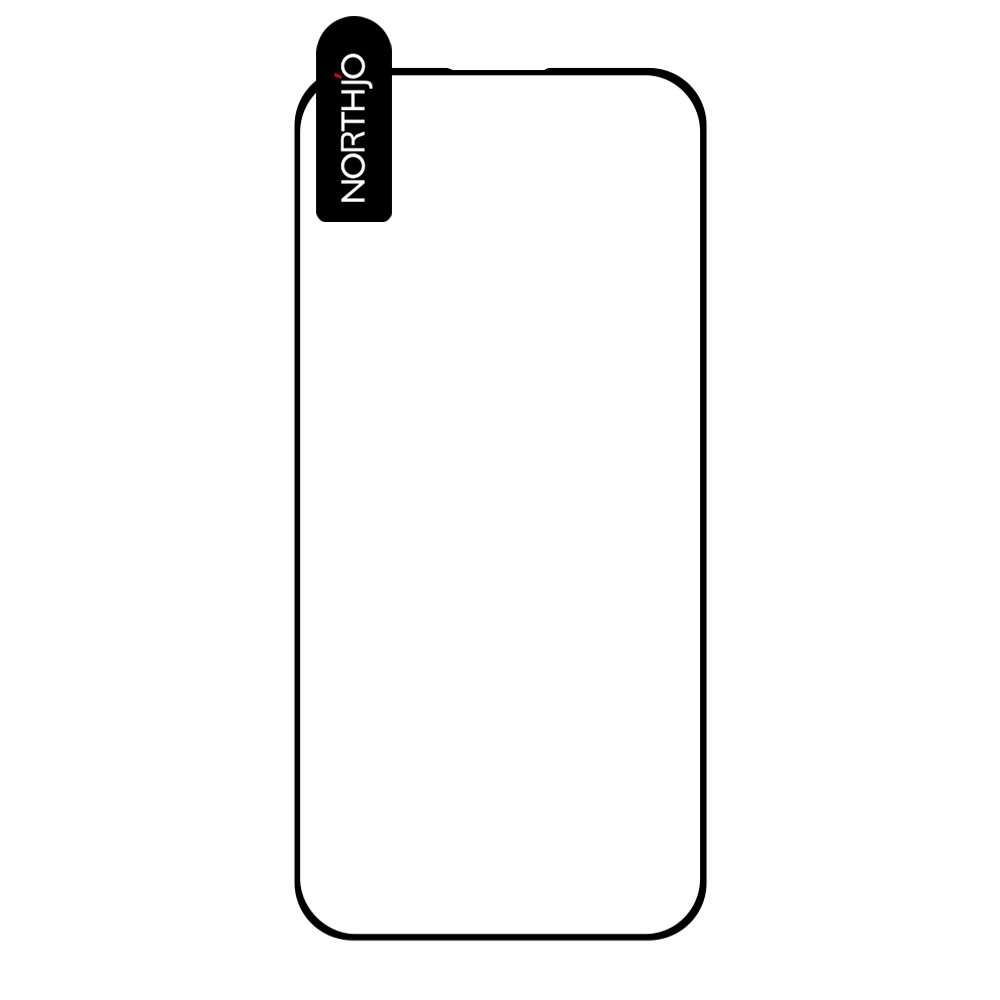 For iPhone 15 Pro Max NORTHJO A++ Screen Protector Full Glue Silk Printing Tempered Glass Film