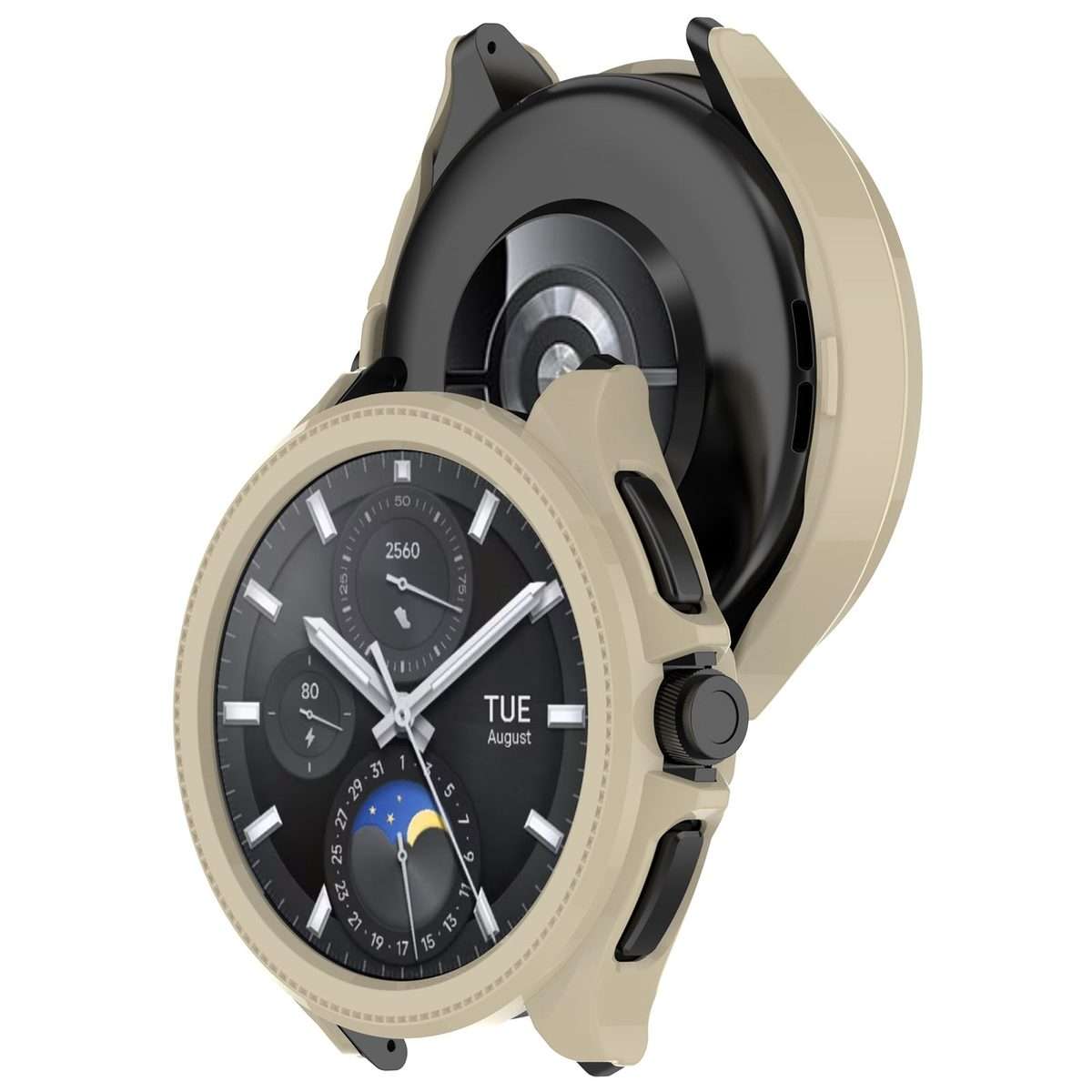 For Xiaomi Watch 2 Pro PC is Carved out Smart Watch Case(Ivory White)