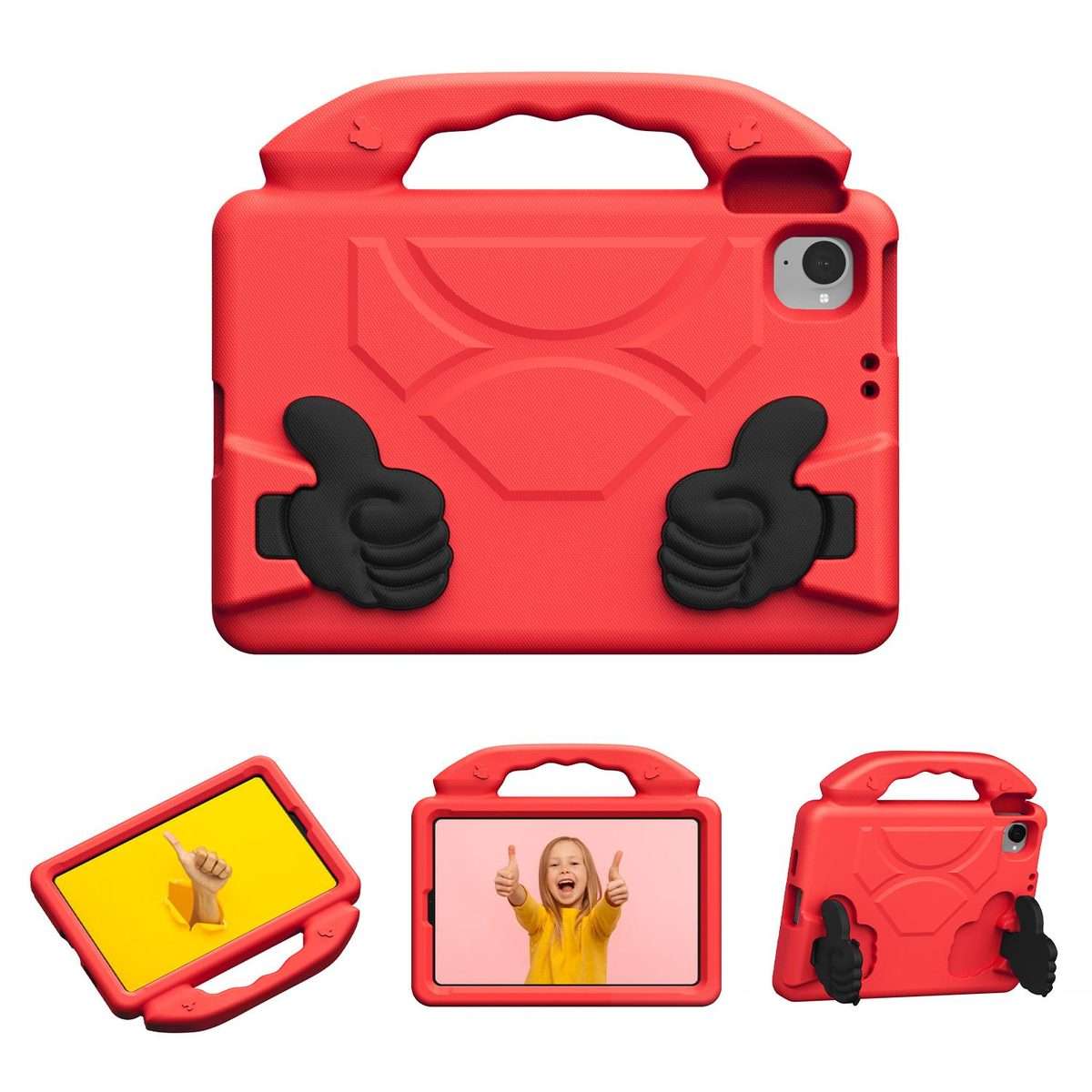 For Xiaomi Redmi K Pad 8.8 2025 Thumb Bracket EVA Shockproof Tablet Case(Red)