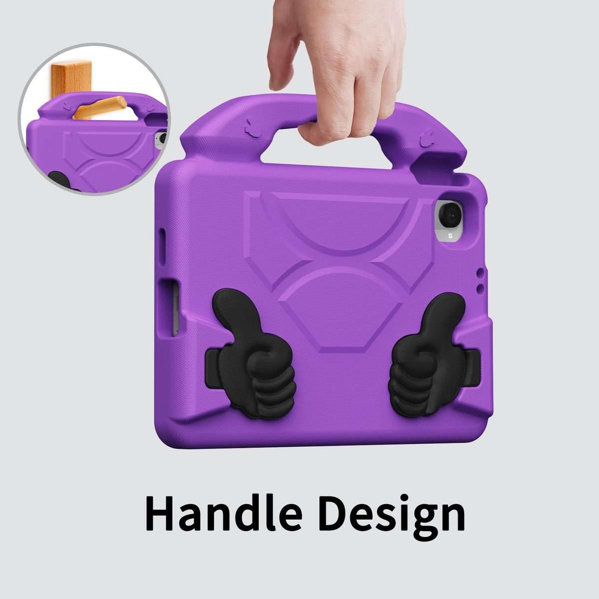For Xiaomi Redmi K Pad 8.8 2025 Thumb Bracket EVA Shockproof Tablet Case(Purple)