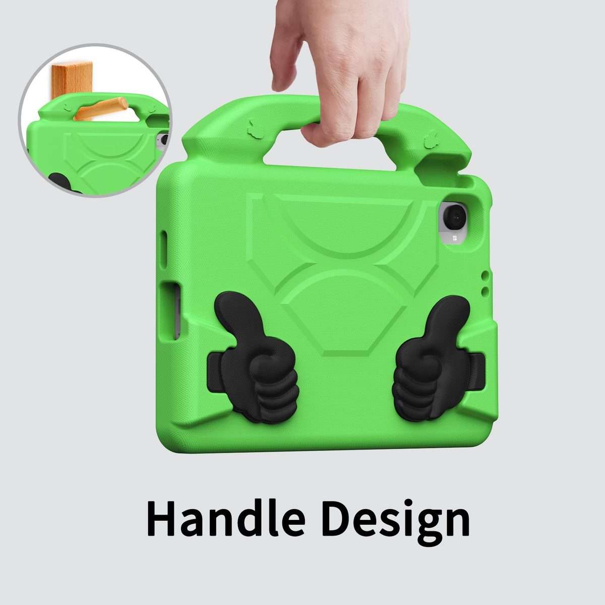 For Xiaomi Redmi K Pad 8.8 2025 Thumb Bracket EVA Shockproof Tablet Case(Green)