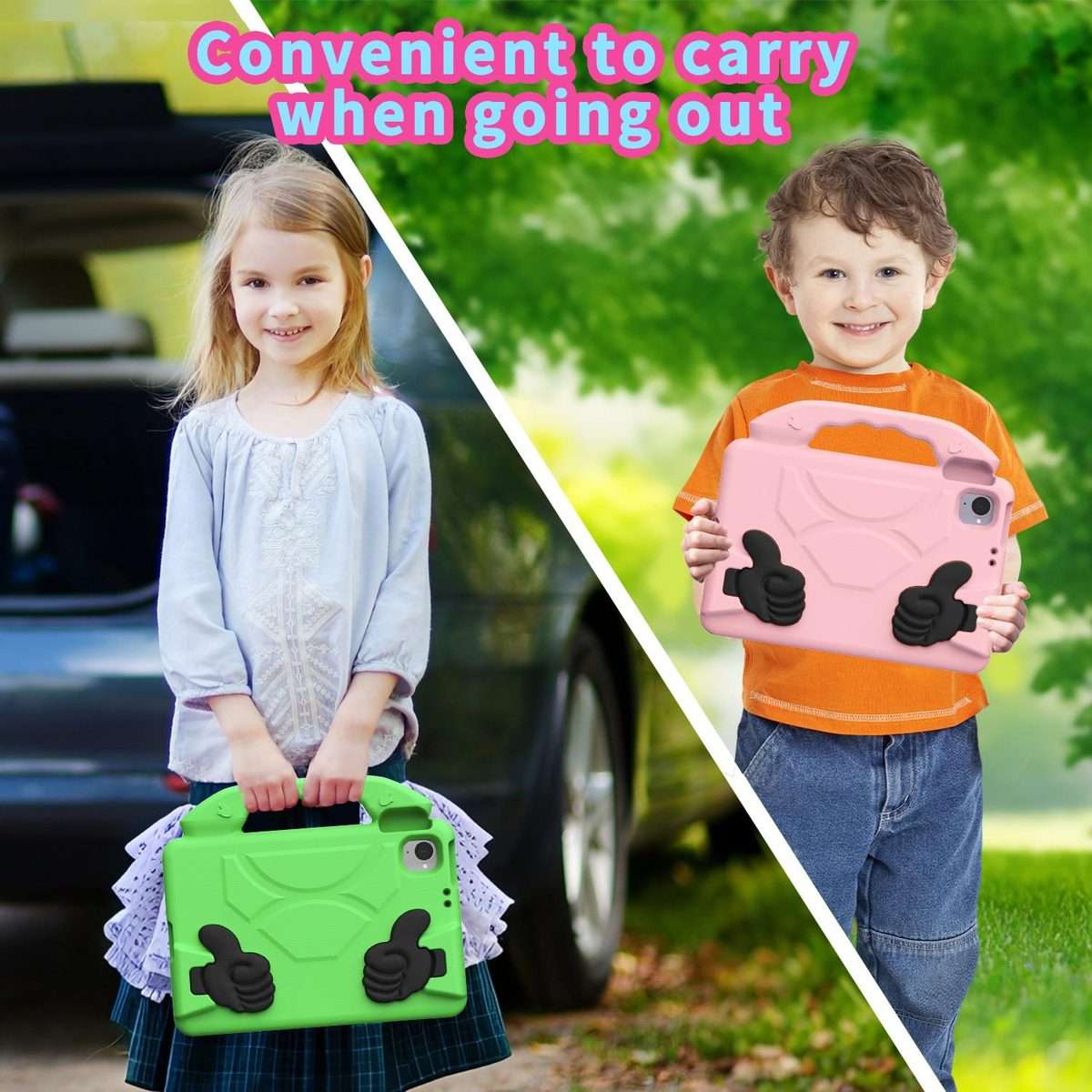 For Xiaomi Redmi K Pad 8.8 2025 Thumb Bracket EVA Shockproof Tablet Case(Green)