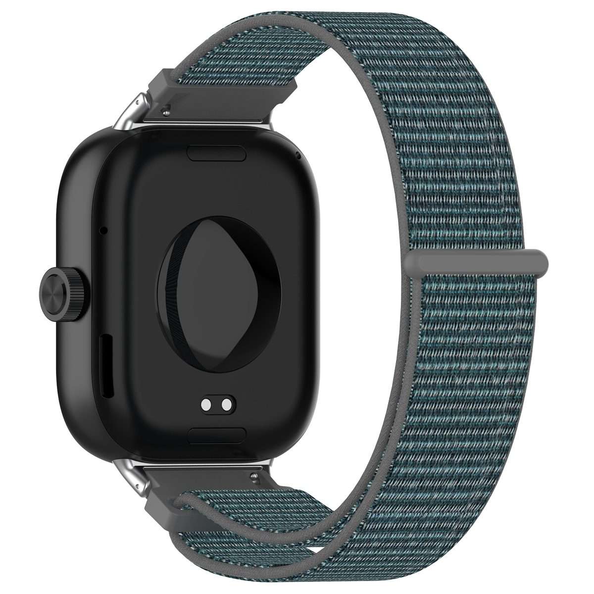For Redmi Watch 6 / 5 / Xiaomi Band 9 Pro Nylon Loop Metal Connector Watch Band(Gray)