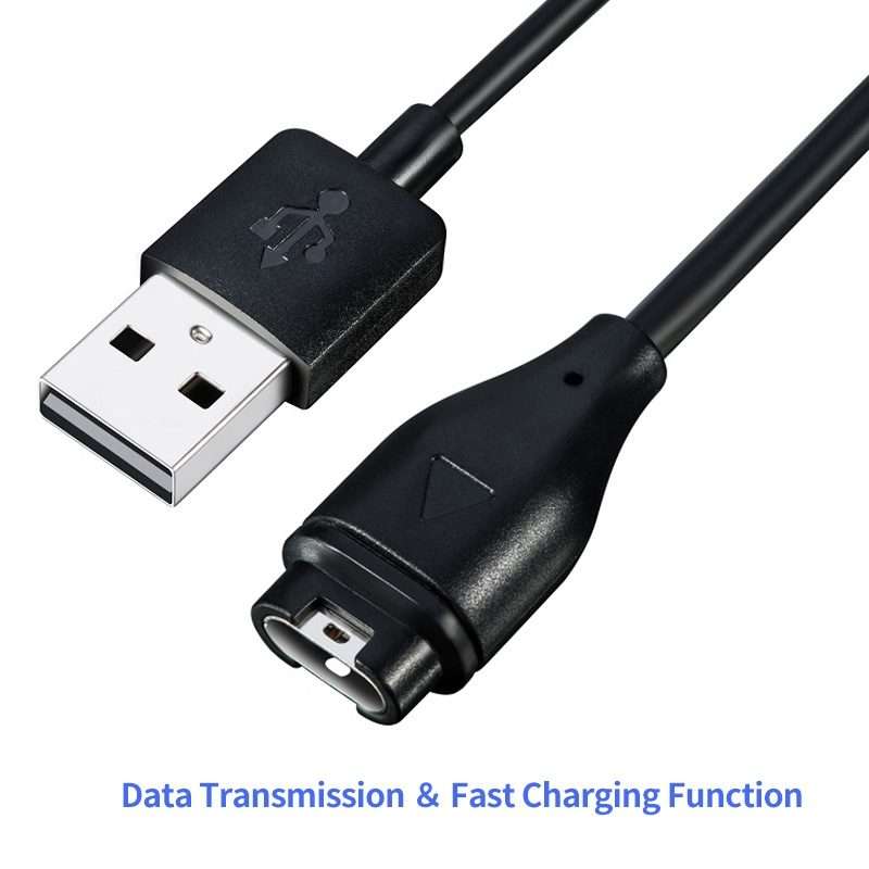 JUNSUNMAY For Garmin Venu 3 / Venu 3S Smart Watch Data Sync Charging Cable, Length: 1m, Interface: