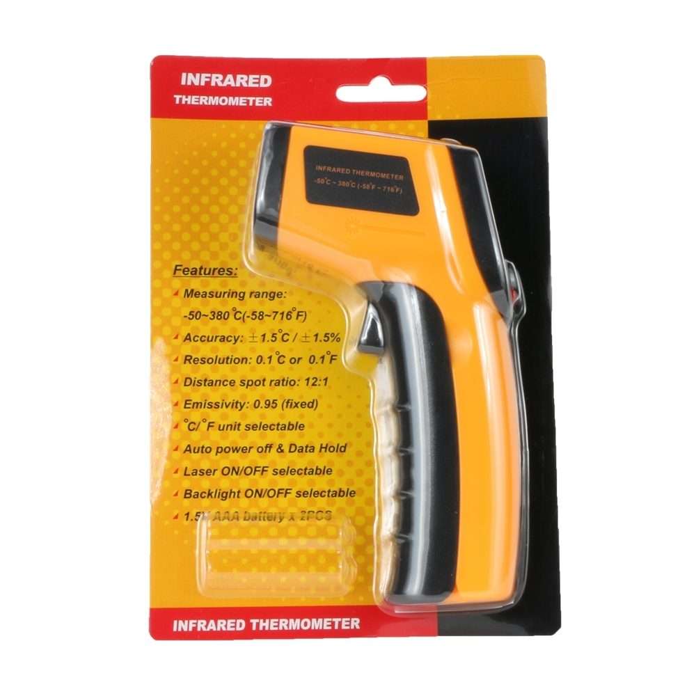 Digital Laser Infrared Temperature Sensor Controller GM320 Handheld Thermometer