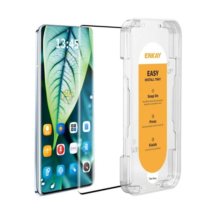 For Xiaomi 13 Pro / 13 Ulra ENKAY Easy Install Hot Bending Full Coverage Side Glue Tempered Glass