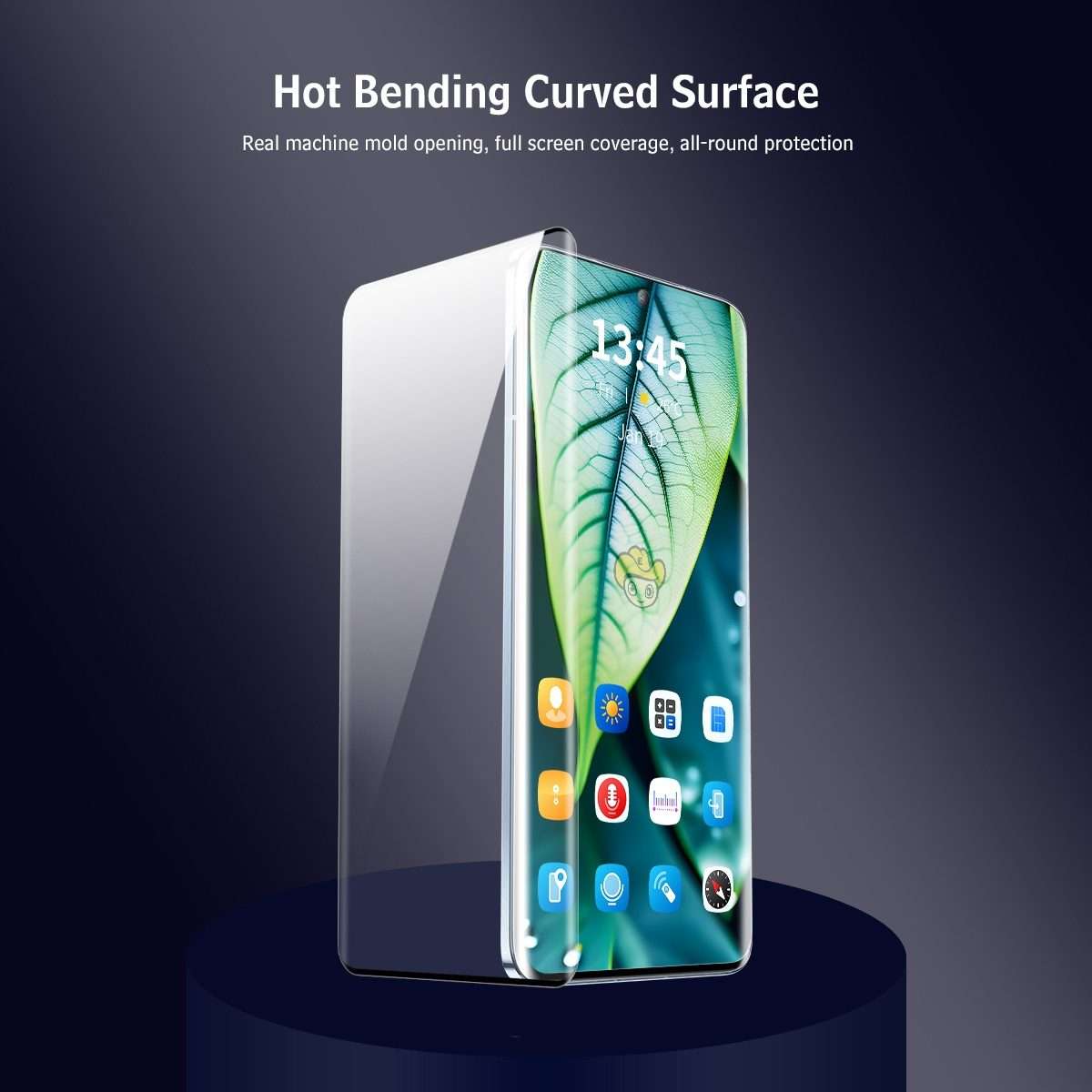 For Xiaomi 12 Pro / 12S Pro / 12S Ultra ENKAY Easy Install Hot Bending Full Coverage Side Glue Tem