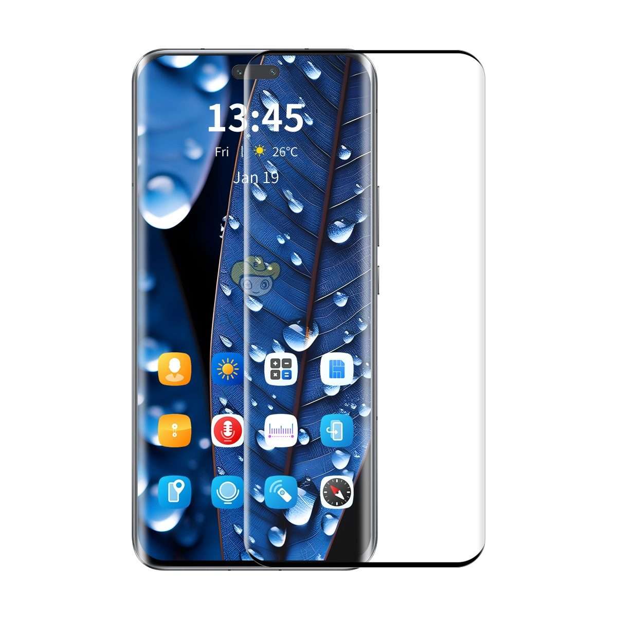 For Honor Magic5 Pro ENKAY Easy Install Hot Bending Side Glue Tempered Glass Film