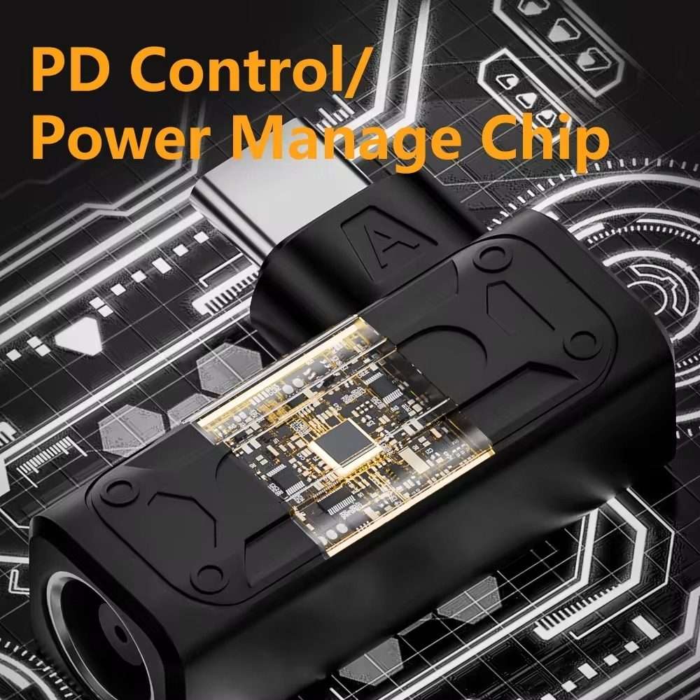 140W Computer Charging Adapter with DC 5.5 x 2.5mm to USB-C / Type-C Port For Lenovo Thinkpad / Th