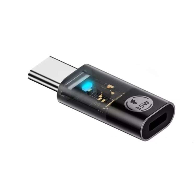 Type-C Male to 8 Pin Female 35W Data Transmission Charging Converter Adapter