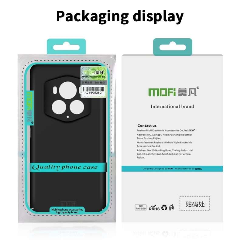 For Honor 100 Pro MOFI Frosted PC Ultra-thin Hard Phone Case(Black)