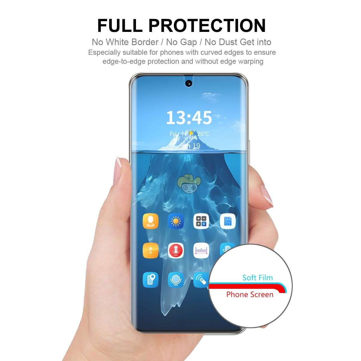 For Motorola Edge 50 Pro / Edge 50 Ultra ENKAY Full Full Glue Coverage Soft Explosion-proof Hydrog