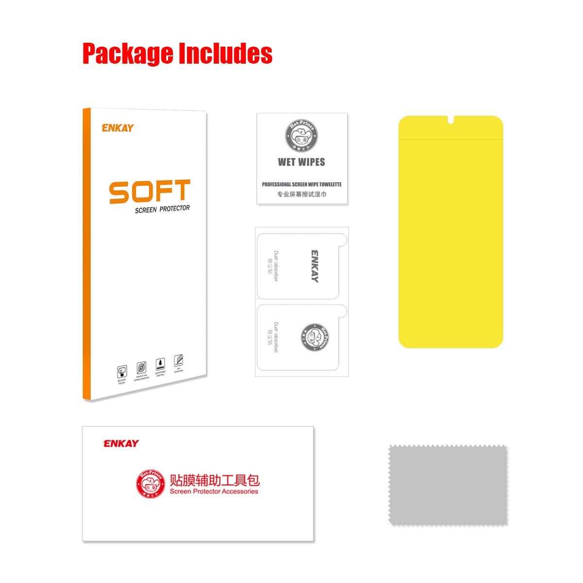For Motorola Edge 50 Pro / Edge 50 Ultra ENKAY Full Full Glue Coverage Soft Explosion-proof Hydrog