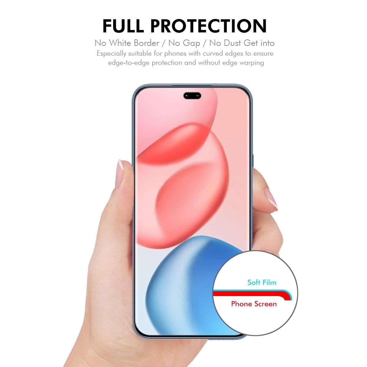 For Honor 200 Pro 2pcs ENKAY Hat-Prince Full Glue Coverage Soft Explosion-proof Hydrogel Film