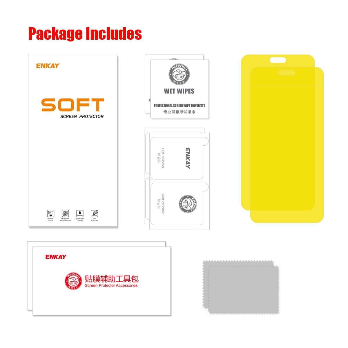 For Honor 200 Pro 2pcs ENKAY Hat-Prince Full Glue Coverage Soft Explosion-proof Hydrogel Film