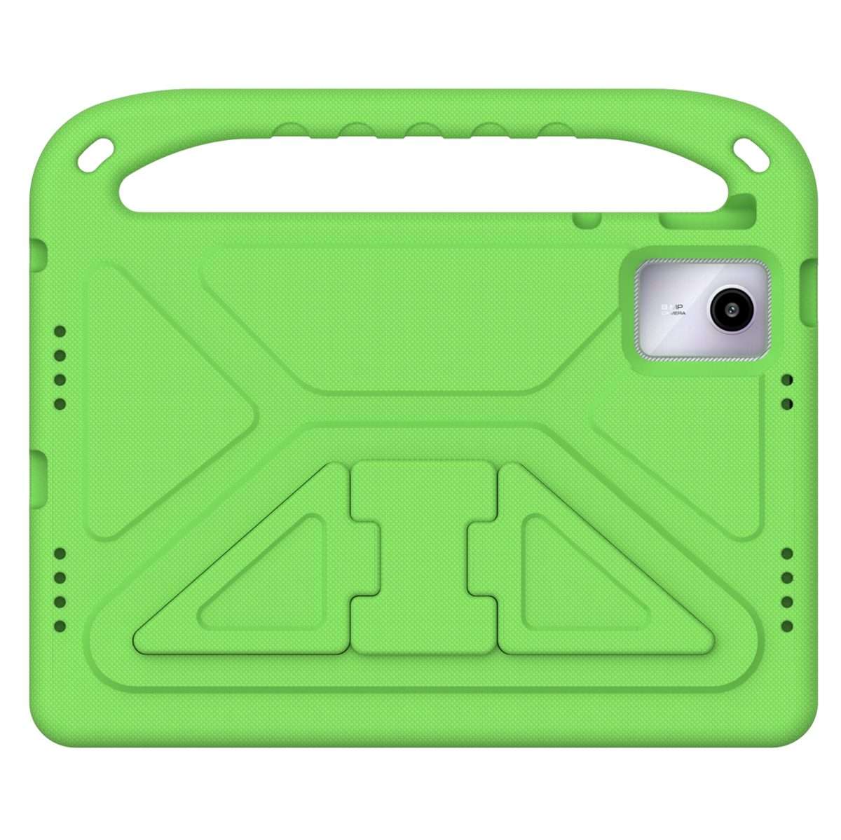 For iPad Pro 13 2025 / 2024 Handle EVA Shockproof Tablet Case with Holder(Green)