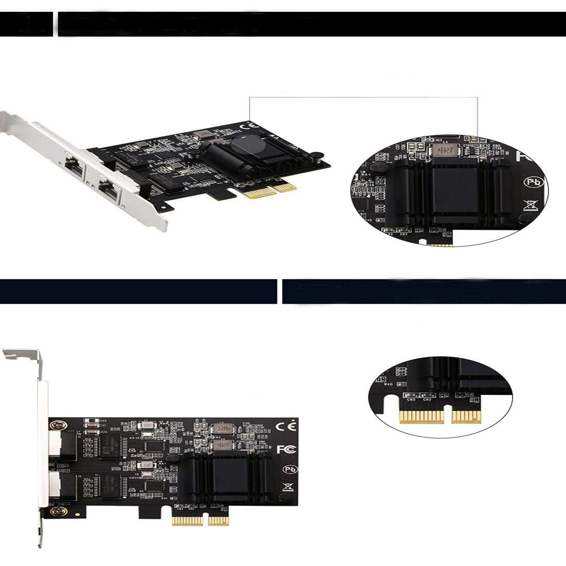 Dual-port 2.5G Gigabit Network Adapter Desktop 8125BG Chip Ethernet Server Network Adapter ESXi Di