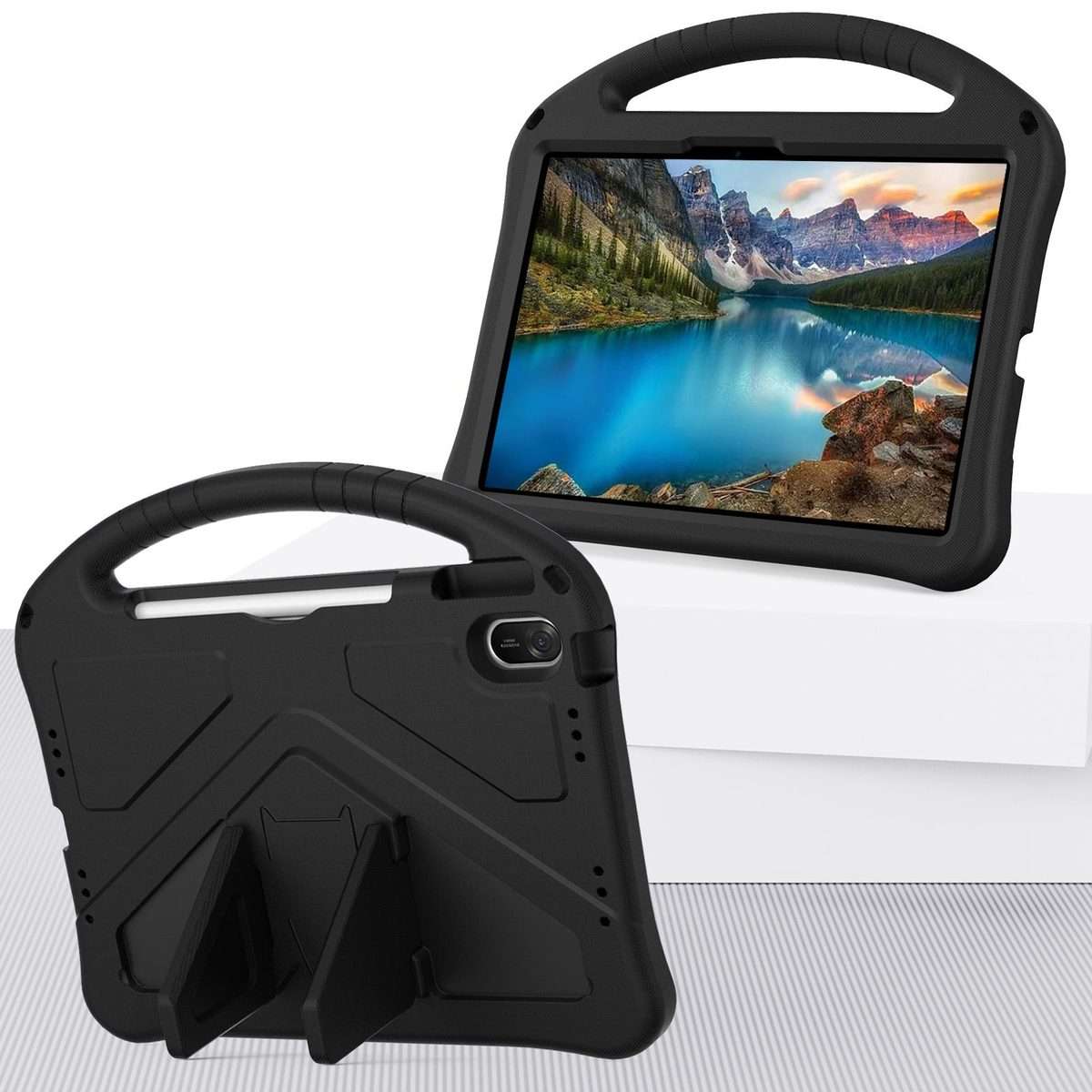 For Huawei MatePad 11.5 / 11.5 S EVA Shockproof Tablet Case with Holder(Black)