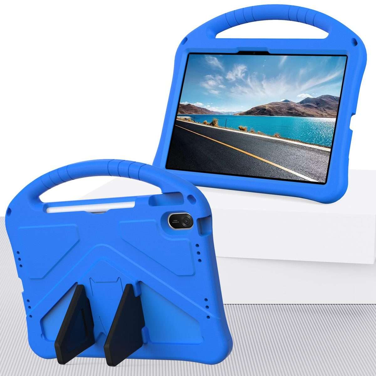 For Huawei MatePad 11.5 / 11.5 S EVA Shockproof Tablet Case with Holder(Blue)