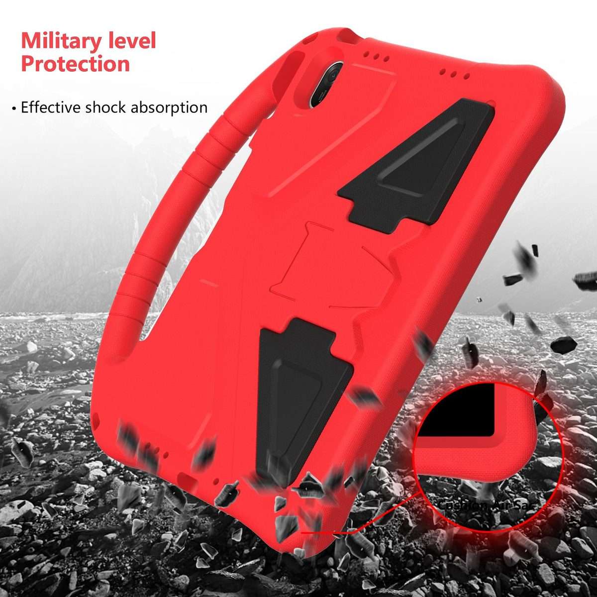 For Huawei MatePad 11.5 / 11.5 S EVA Shockproof Tablet Case with Holder(Red)