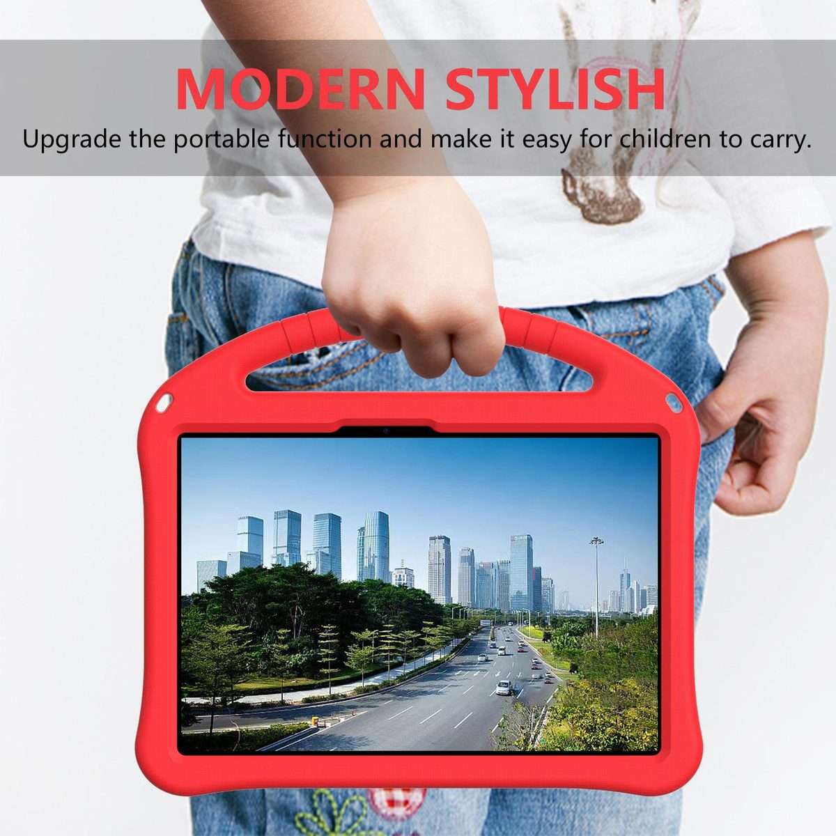 For Huawei MatePad 11.5 / 11.5 S EVA Shockproof Tablet Case with Holder(Red)
