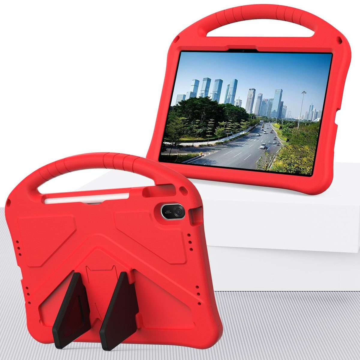 For Huawei MatePad 11.5 / 11.5 S EVA Shockproof Tablet Case with Holder(Red)